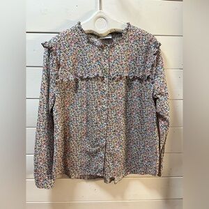BY STACY LONDON – MULTICOLOR FLORAL BLOUSE – Estimated XL